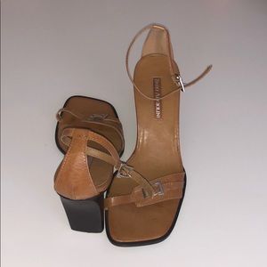 Enzo Angiolini Ankle Strip Sandals 2 1/2 inch Heel
